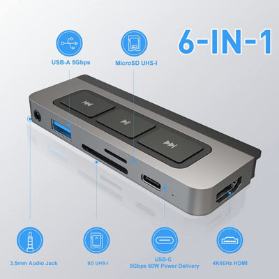Hyperdrive Hd449 6-In-1 Usb-C Media Hub 3