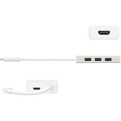 J5Create Jch451 3-Port Usb-C 3.1 Hub W/ Hdmi 8