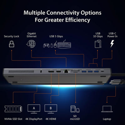 J5Create Jcd552 Usb-C Gen2 Docking Station 6