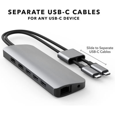 Hyperdrive Hd392 Viper 10-In-2 Usb-C Hub Grey 4
