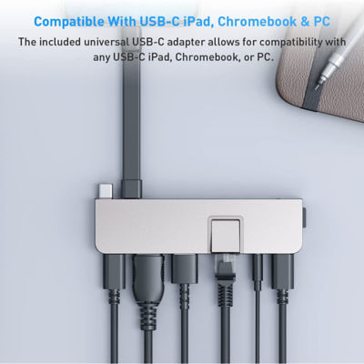 Hyperdrive Hd575 7-In-2 Usb-C Hub For New Macbook Pro 2021 Silver 7