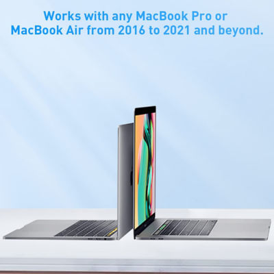 Hyperdrive Hd575 7-In-2 Usb-C Hub For New Macbook Pro 2021 Silver 9