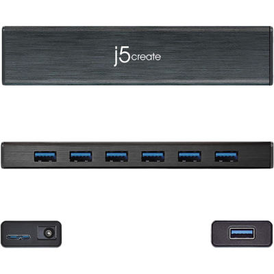 J5Create JUH377 7端口USB 3.0集线器 3