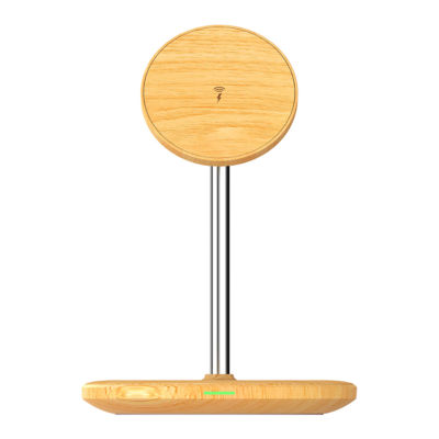 J5Create Jupw2106Np Woodgrain 2In1 Magnetic Wl Charging Stand 10