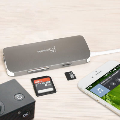 J5Create Jcd383 Usb-C 3.1 M-Ad Hdmi/Etnet/Usb3.1 H/Pd 2.0 8