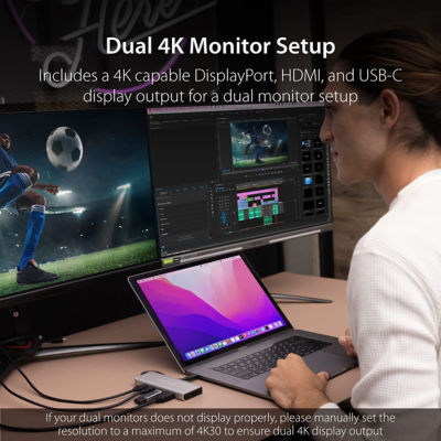 J5Create Jcd401 Usb4 To 10G Dual Multi-Port Adp(5In1) 4