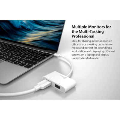 J5Create Jca175 Usb-C To Vga+Hdmi+Usb3+Pd Adapter 5