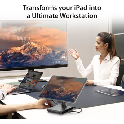 J5Create Jts224 Multi Angle Std W/Docking Stn For Ipadpro 6