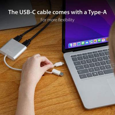 J5Create JCA365 USB-C到双HDMI多监视器适配器 4