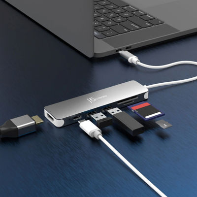 J5Create JCD353 USB-C到4K HDMI多端口枢纽 10