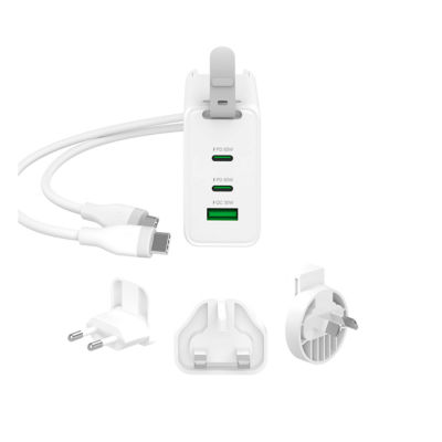 J5Create Jup3565Cv 65W Gan Usb-C 3-Port Traveler Charger 3