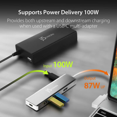J5Create Jup2290 2-Port Usb-C 100W Super Charger W/ Pd 4