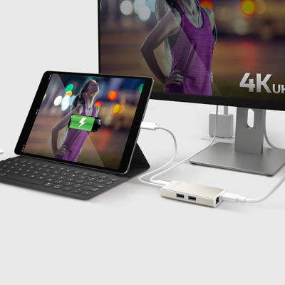 J5Create JCA374 USB-C多适配器HDMI ETN USB 3.0 3