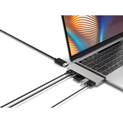 Hyperdrive Hd28C Duo 7-In-2 Usb-C Hub Grey 12