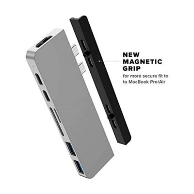 Hyperdrive Hd28C Duo 7-In-2 Usb-C Hub Grey 3