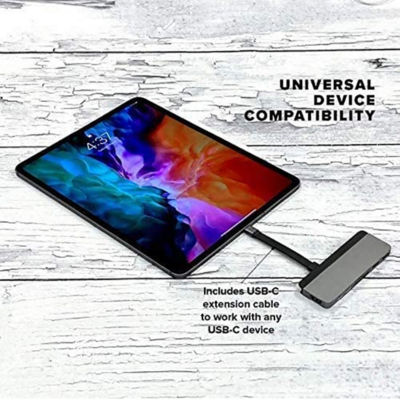Hyperdrive Hd28C Duo 7-In-2 Usb-C Hub Grey 7