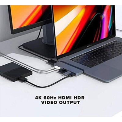 Hyperdrive Hd28C Duo 7-In-2 Usb-C Hub Grey 8