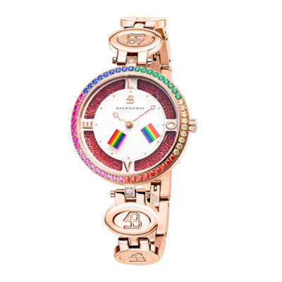 BLACK BY BLUE BRAVE Love Wins 34mm Rainbow Rosegold 1