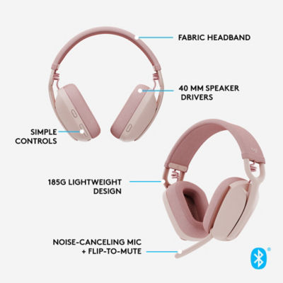 Logitech Zone Vibe 100 Wireless Bluetooth Headset 6