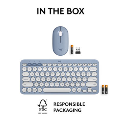 Logitech Pebble 2 Combo Wireless Keyboard Mouse 6