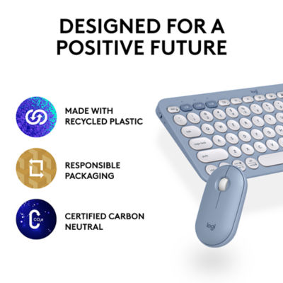 Logitech Pebble 2 Combo Wireless Keyboard Mouse 7