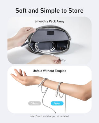 Anker USB-C to USB-C Cable 240W Upcycled-Braided 0.9m (3 ft) Cable A82E2 6