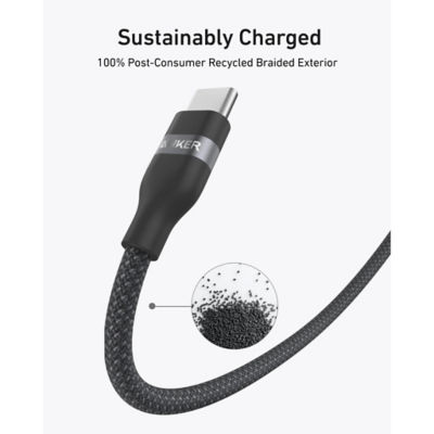 Anker USB-C to USB-C Cable 240W Upcycled-Braided 1.8m (6 ft) Cable A82E2 6