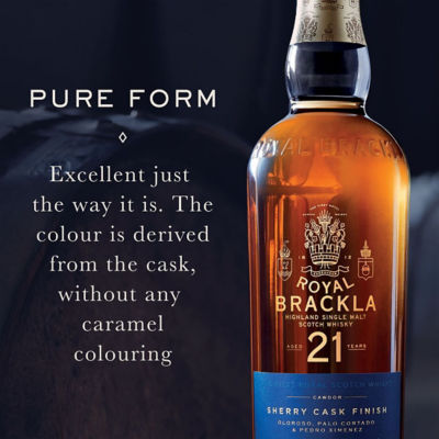 ROYAL BRACKLA 21 Year Old Single Malt Scotch Whisky 700ML 46% 5