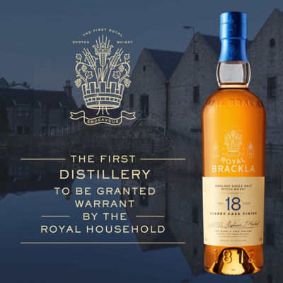 Buy ROYAL BRACKLA 18 Year Old Single Malt Scotch Whisky 700ML 46