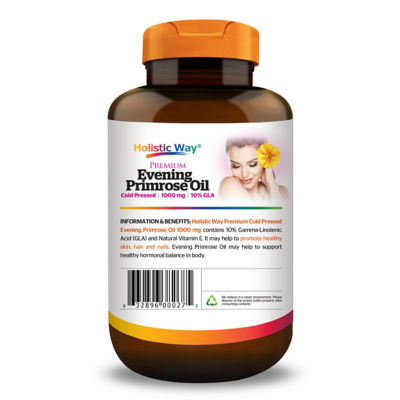 Holistic Way [Bundle of 2] Holistic Way EPO Premium Cold Pressed Evening Primrose Oil 1000mg — Halal (120s) 3