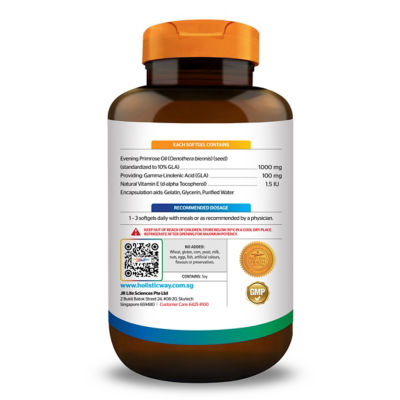 Holistic Way [Bundle of 2] Holistic Way EPO Premium Cold Pressed Evening Primrose Oil 1000mg — Halal (120s) 4