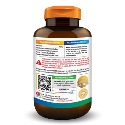 Holistic Way [Bundle of 2] Holistic Way Sleep Aid Extra Strength Melatonin 10mg Peppermint Flavor — Vegetarian (30s) 5