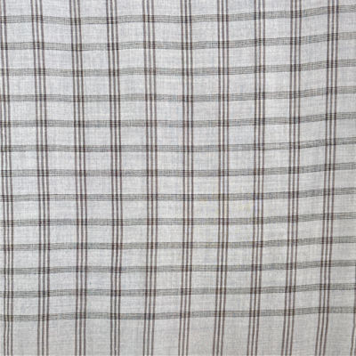 Kashkha Cashmere Wool Shawl with Classic Check Pattern 3