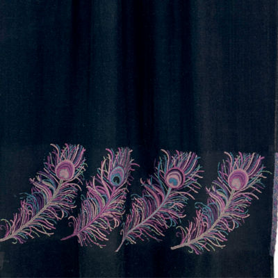 Kashkha Cashmere Wool Shawl with Feather Motif 3