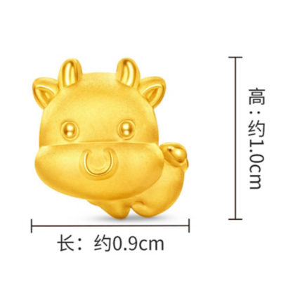 周大福999足金吊坠- 牛R36457 | iShopChangi