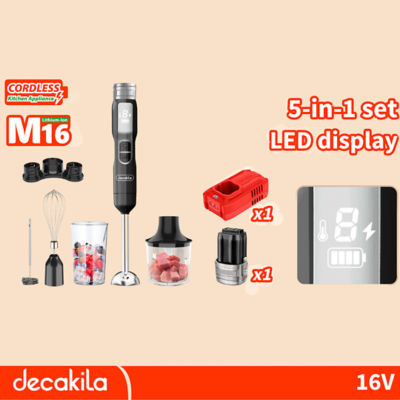 Decakila 5-in-1 Set Rechargeable Cordless Hand Blender 2