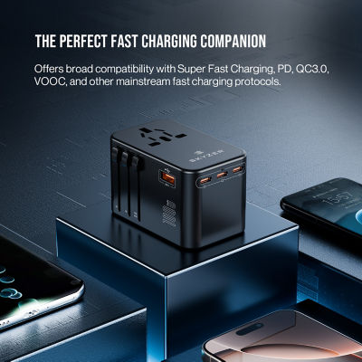 Skyzer SpeedMax 100W Fast Charging Travel Adapter 17