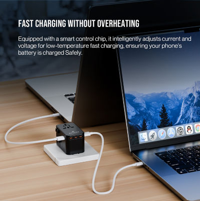 Skyzer SpeedMax 100W Fast Charging Travel Adapter 19