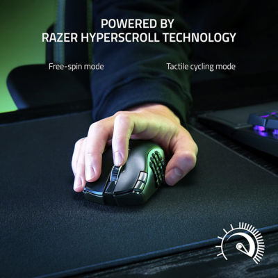 Razer Naga V2 Hyperspeed - 无线大型多人在线游戏鼠标 4