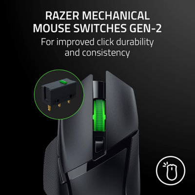 Razer Basilisk V3 X Hyperspeed - Wireless Ergonomic Gaming Mouse 6
