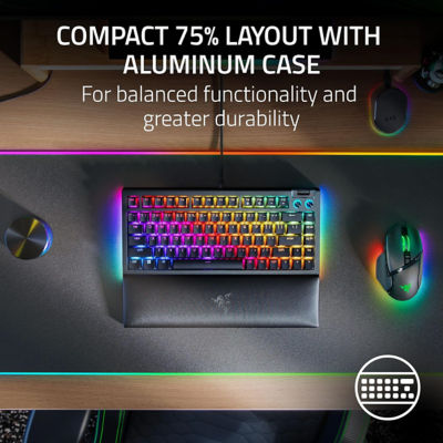Razer Blackwidow V4 75% - Hot-Swappable Mechanical Gaming Keyboard - Us Layout 3