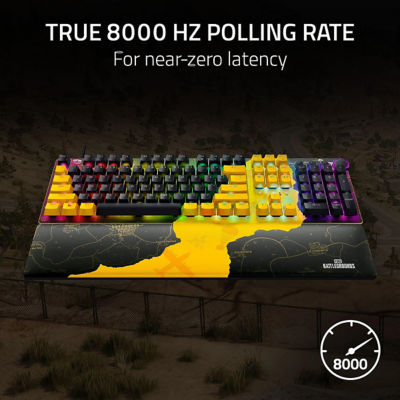 Razer Huntsman V2 - 光学游戏键盘 - Pubg: Battlegrounds Edition（线性光学开关） - World 3