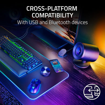 Razer Nommo V2 Pro - Full-Range 2.1 Pc Gaming Speakers With Wireless Subwoofer 7