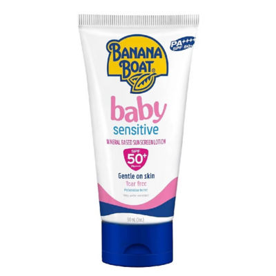 Banana Boat Baby Sensitive SPF50+ Mineral Based Sunscreen Lotion 90mL