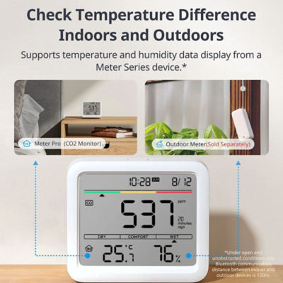 SwitchBot Meter Pro (Thermometer & Hygrometer & CO2 Monitor) 6