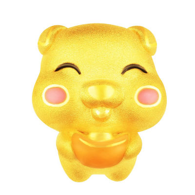 Goldheart 999 Gold Zodiac Dog Charm 1