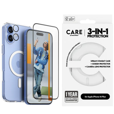 PanzerGlass CARE by PanzerGlass® Flagship 3-in-1 Bundle iPhone 16 Plus 2