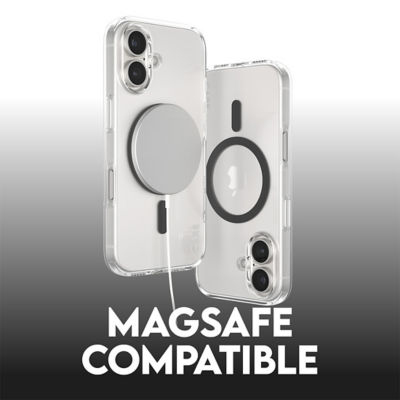 PanzerGlass CARE by PanzerGlass® 旗舰款透明都市战斗系列保护壳带黑色MagSafe适用于iPhone 16 4