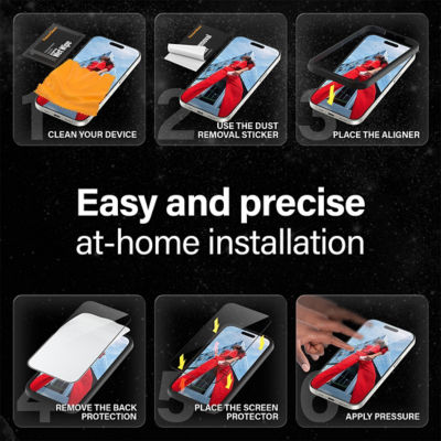 PanzerGlass® Ceramic Screen Protector iPhone 16 Plus | 15 Plus | Ultra-Wide Fit 8