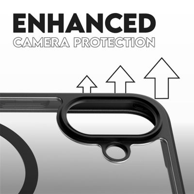 PanzerGlass CARE by PanzerGlass® 旗舰保护壳 透明 Urban Combat 搭配黑色框架 & MagSafe iPhone 16 Plus 6